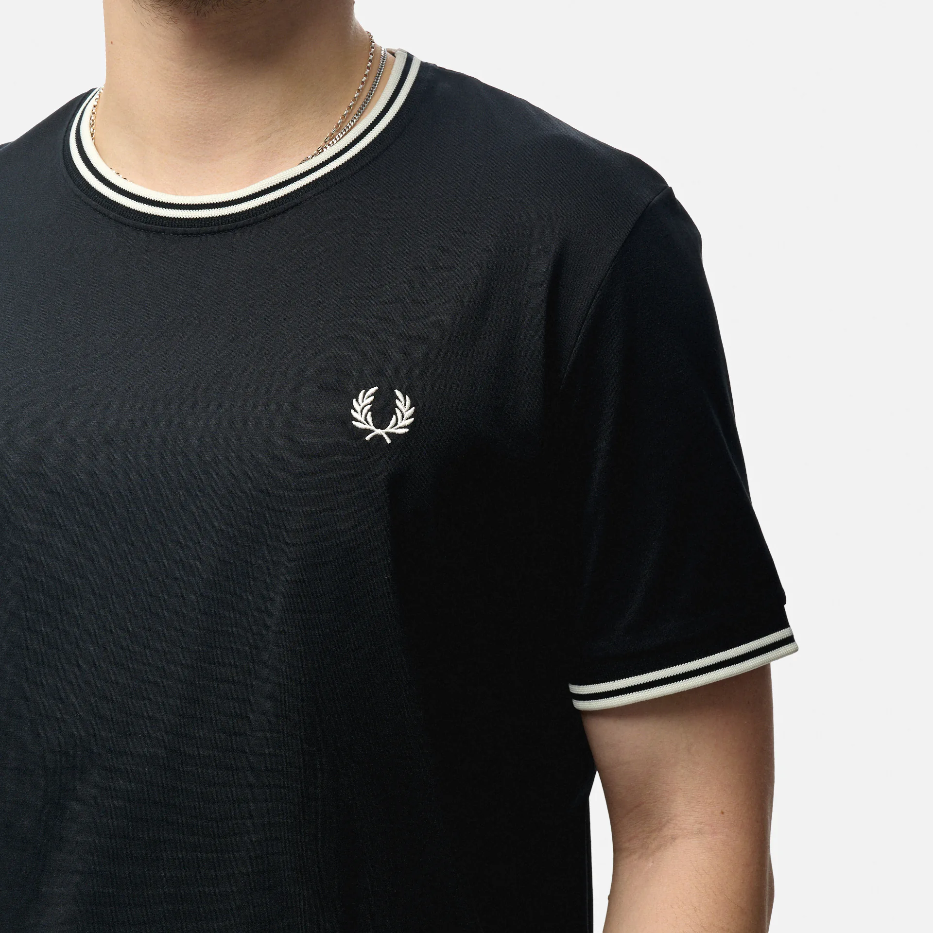 Fred Perry Twin Tipped T-Shirt Black