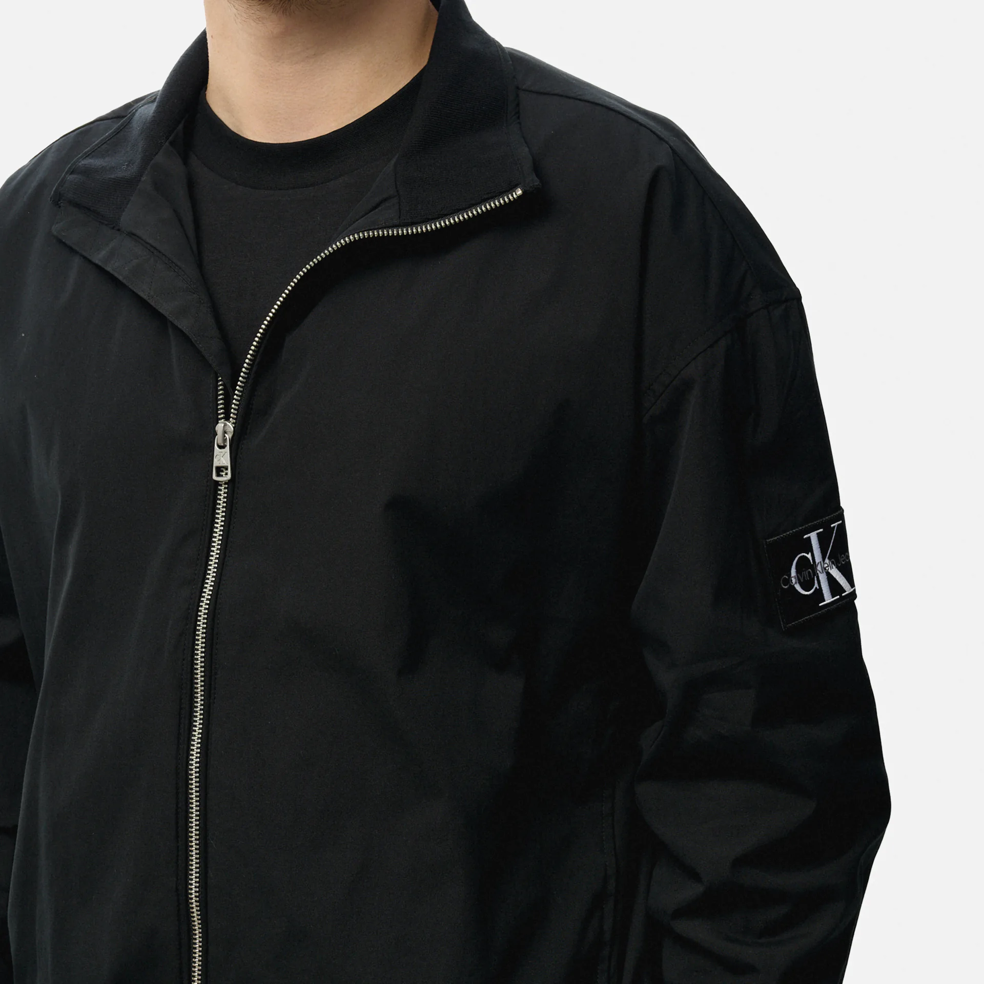 Calvin Klein Jeans Casual Utility Harrington Jacket Black