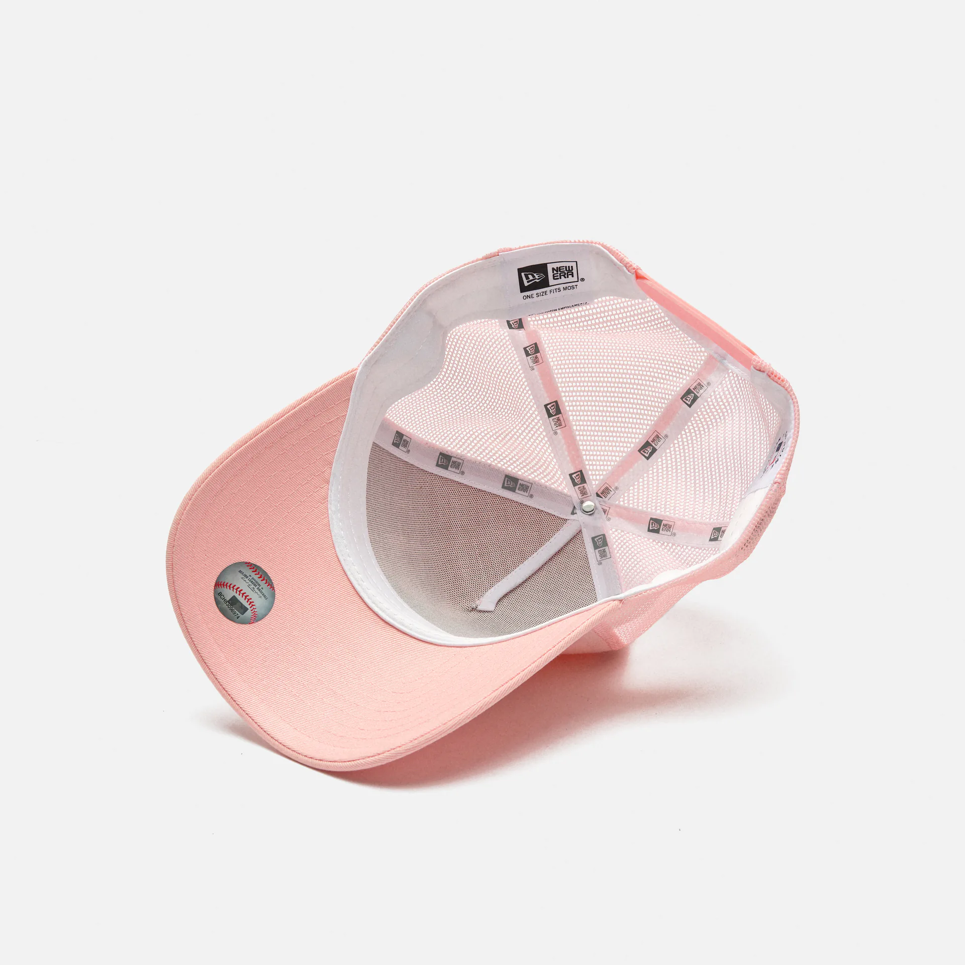 New Era MLB LA Dodgers Female Trucker Snapback Cap Pink