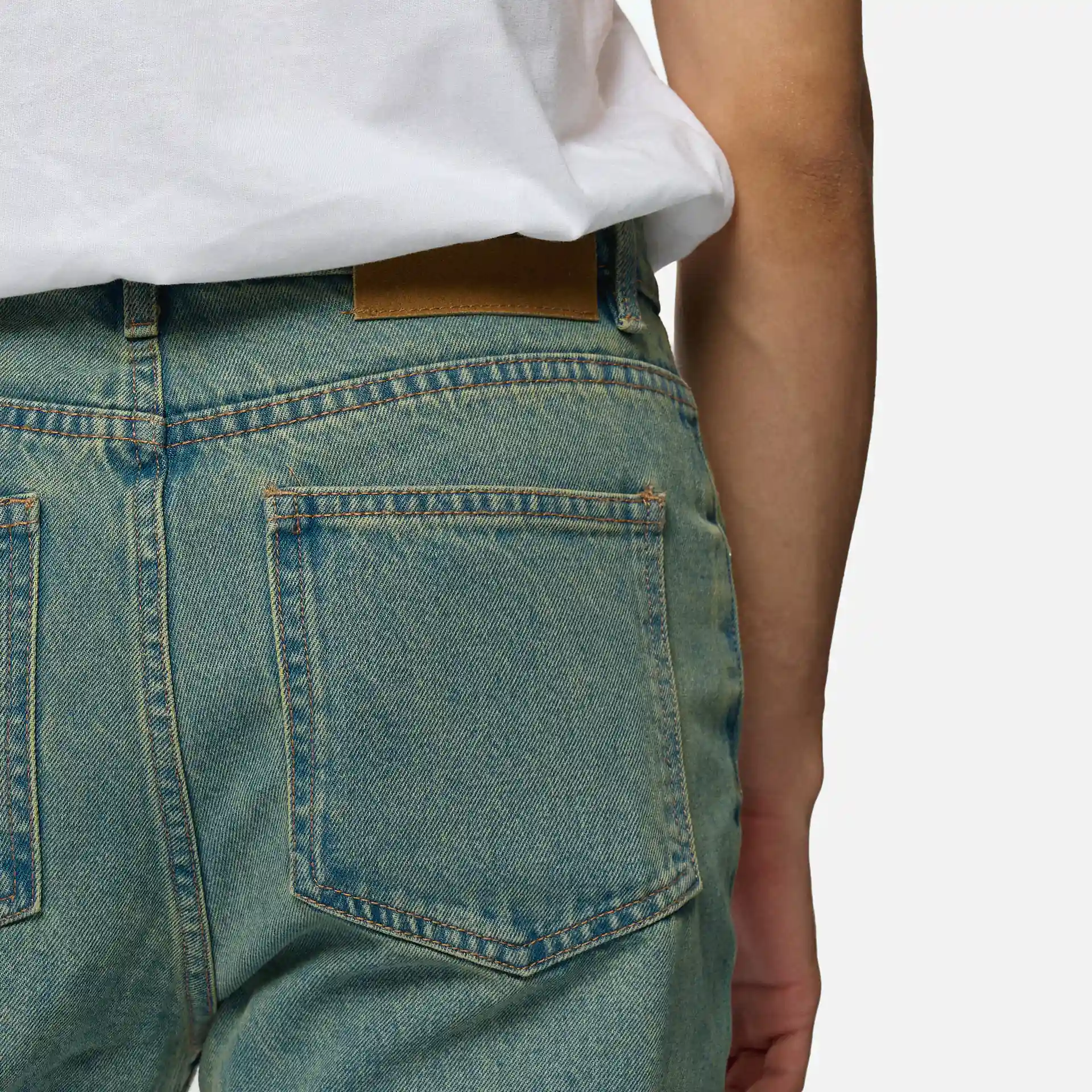 PEGADOR Baltra Baggy Jeans Washed Vintage Blue