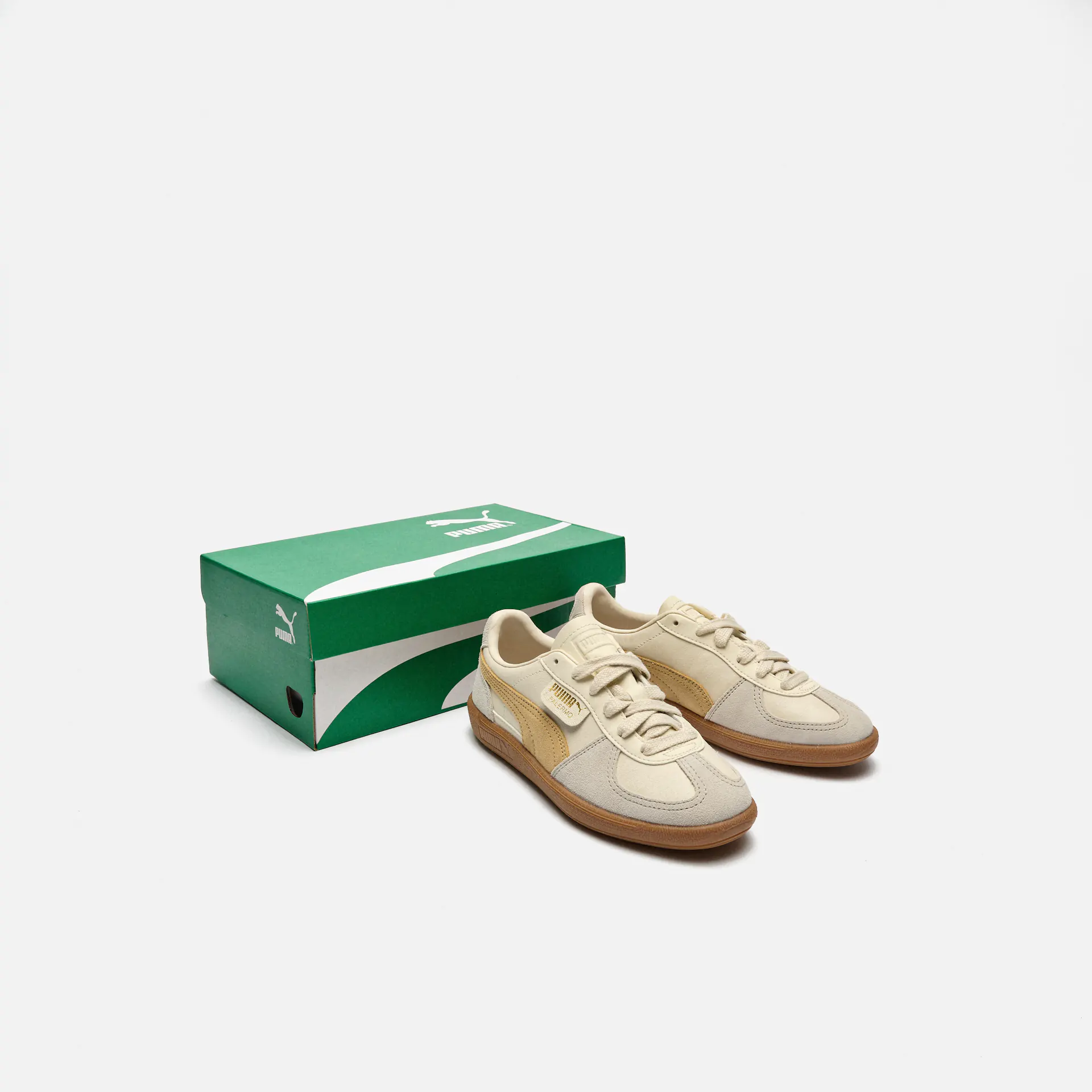 PUMA Palermo LTH Sneaker Alpine Snow/Desert Dust/Gum