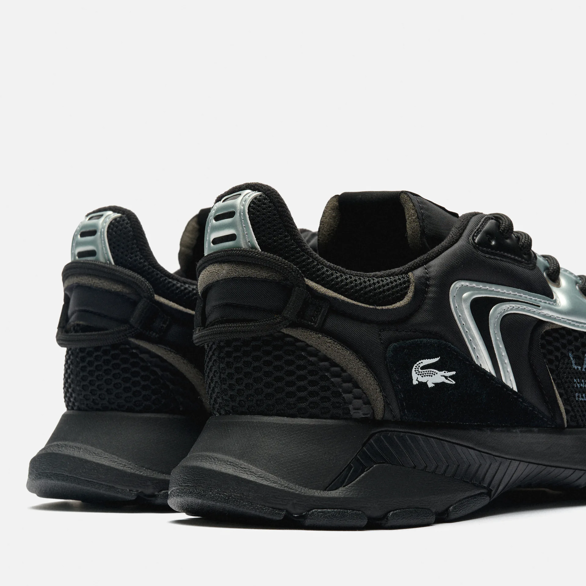 Lacoste L003 Neo Contrasted Textile Sneaker Black/White