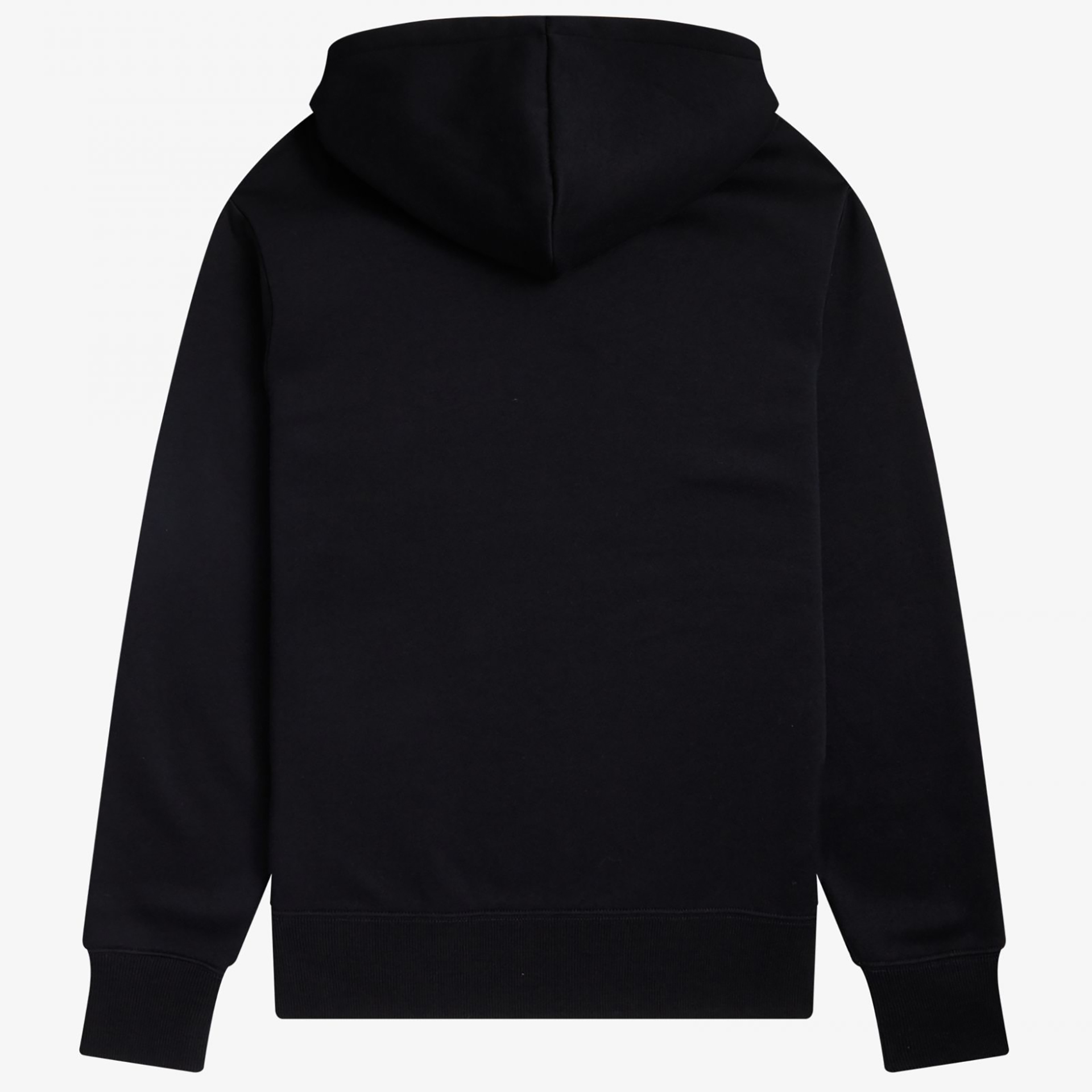Fred Perry Embroidered Hodded Sweatshirt Black
