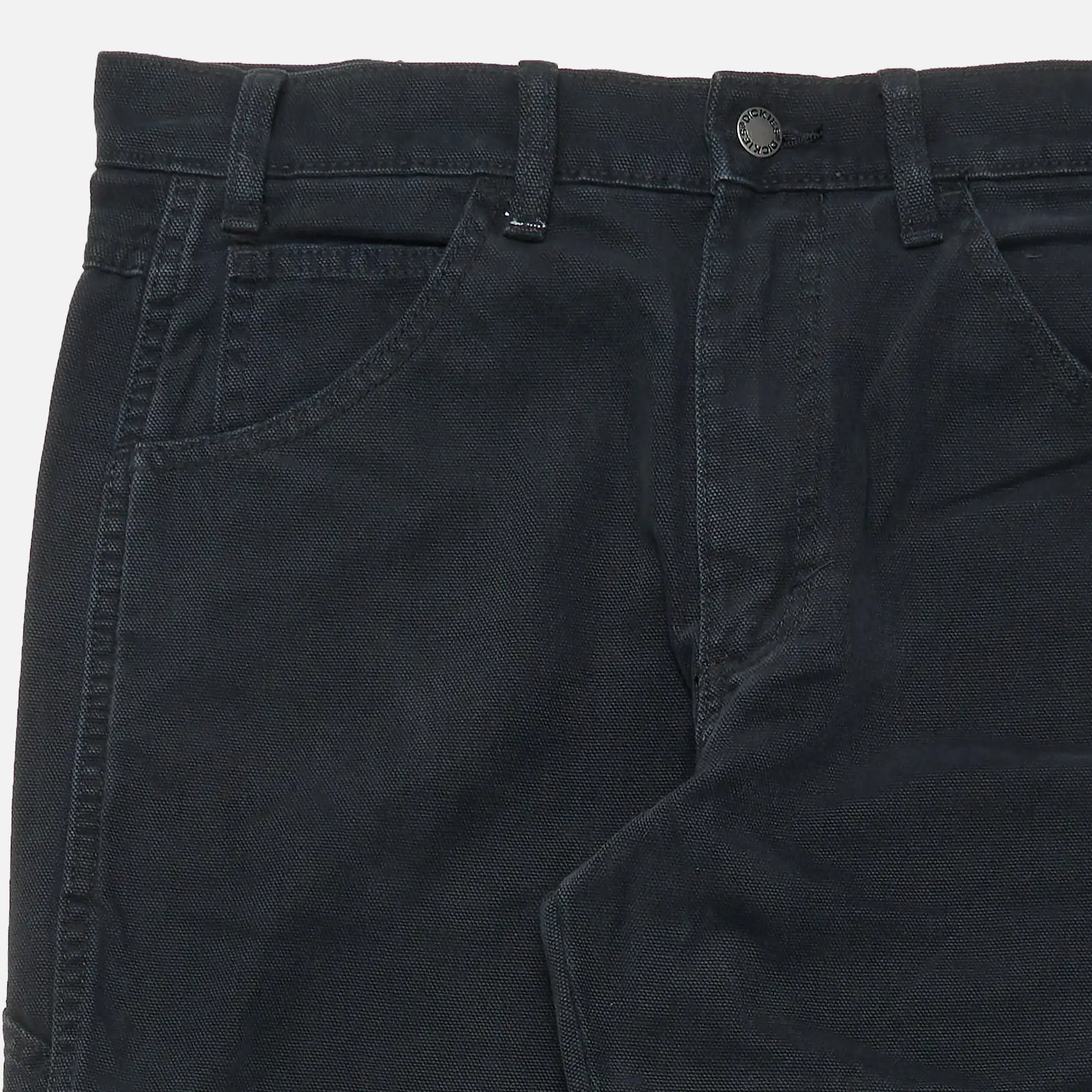 Dickies Duck Canvas Carpenter Chino Pants Stone Washed Black