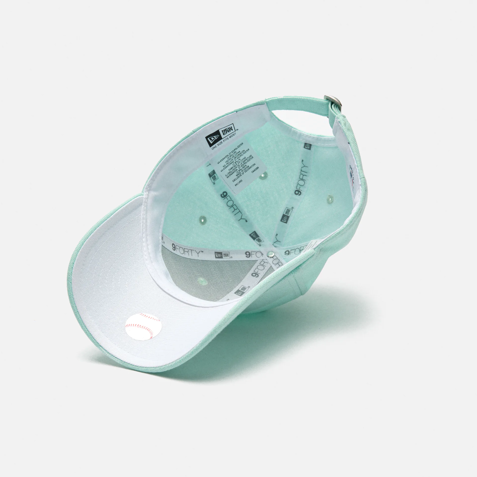 New Era LA Dodgers Women Linen 9Forty Strapback Cap Mint