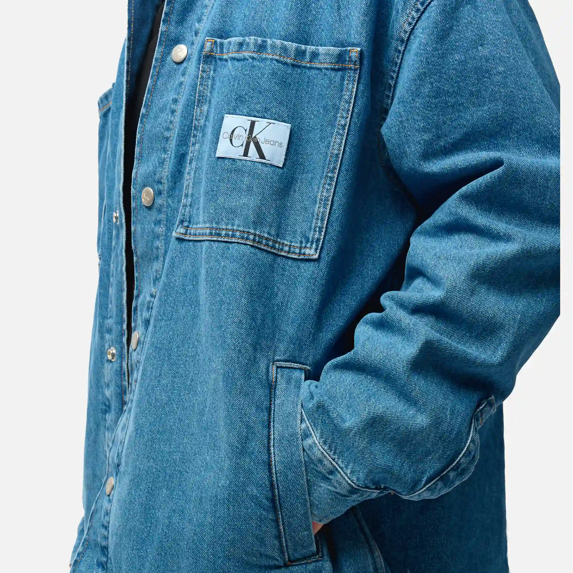 Calvin Klein Jeans Oversized Overshirt Denim Medium