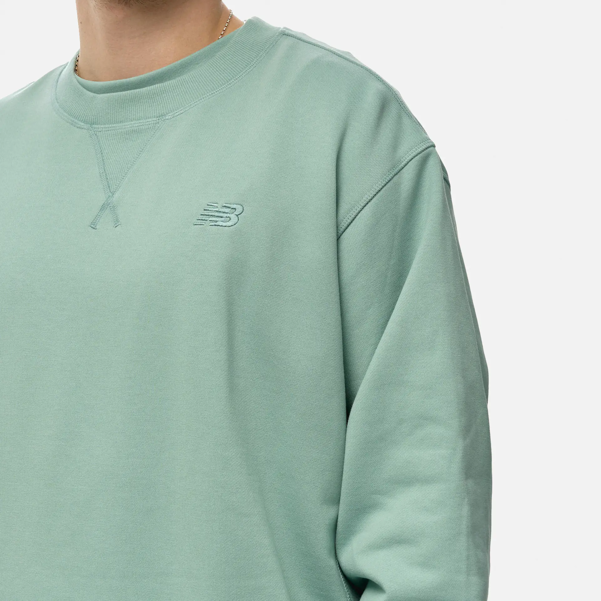 New Balance Athletics French Terry Crew Saltmars