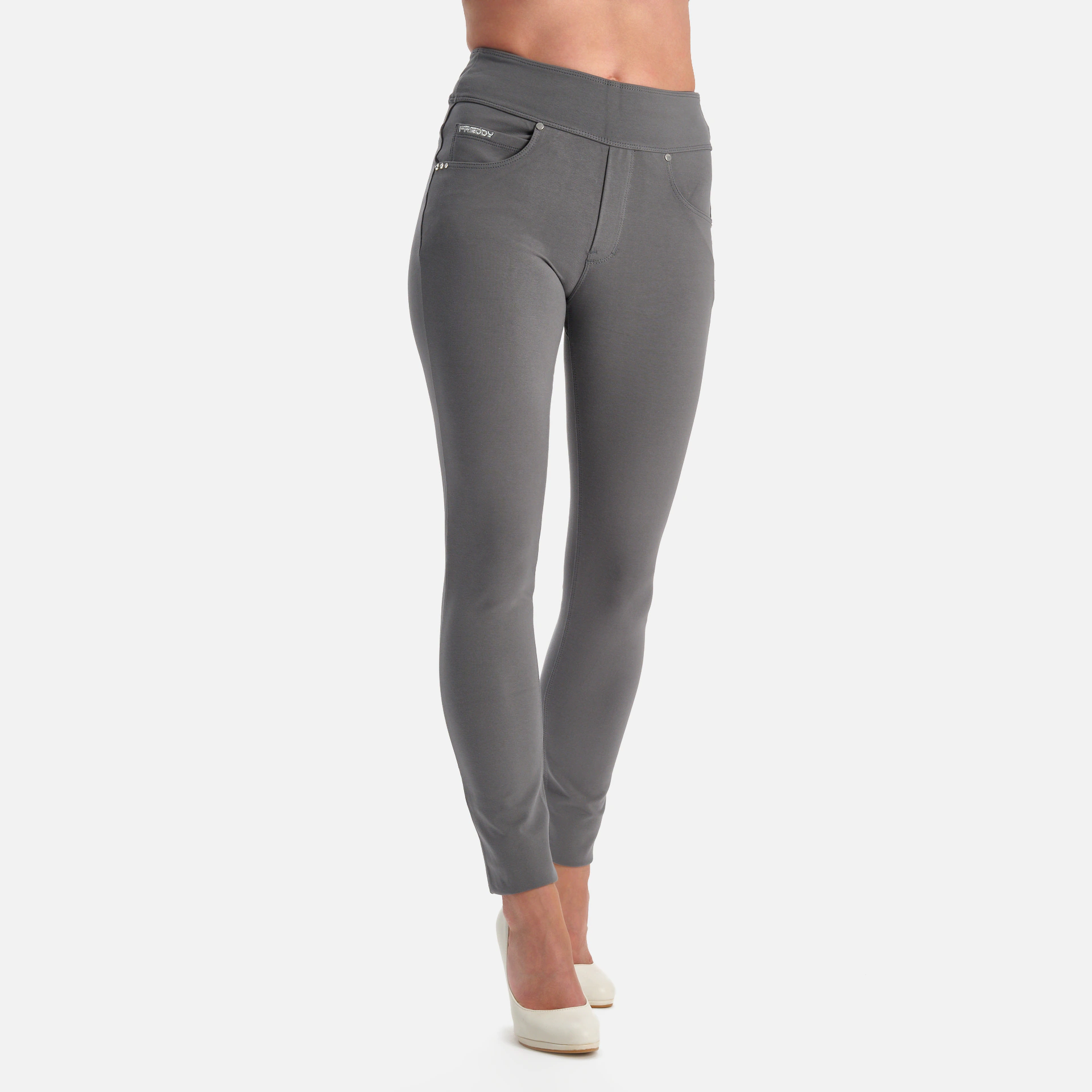 Freddy Skinny N.O.W. Meduim Waist Jeggings Pewter