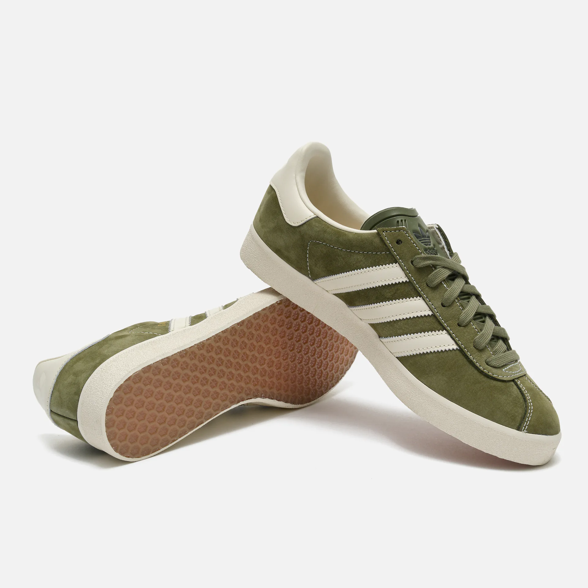 adidas Originals Gazelle 85 Sneaker Olive Strata/Core White/Wonder White