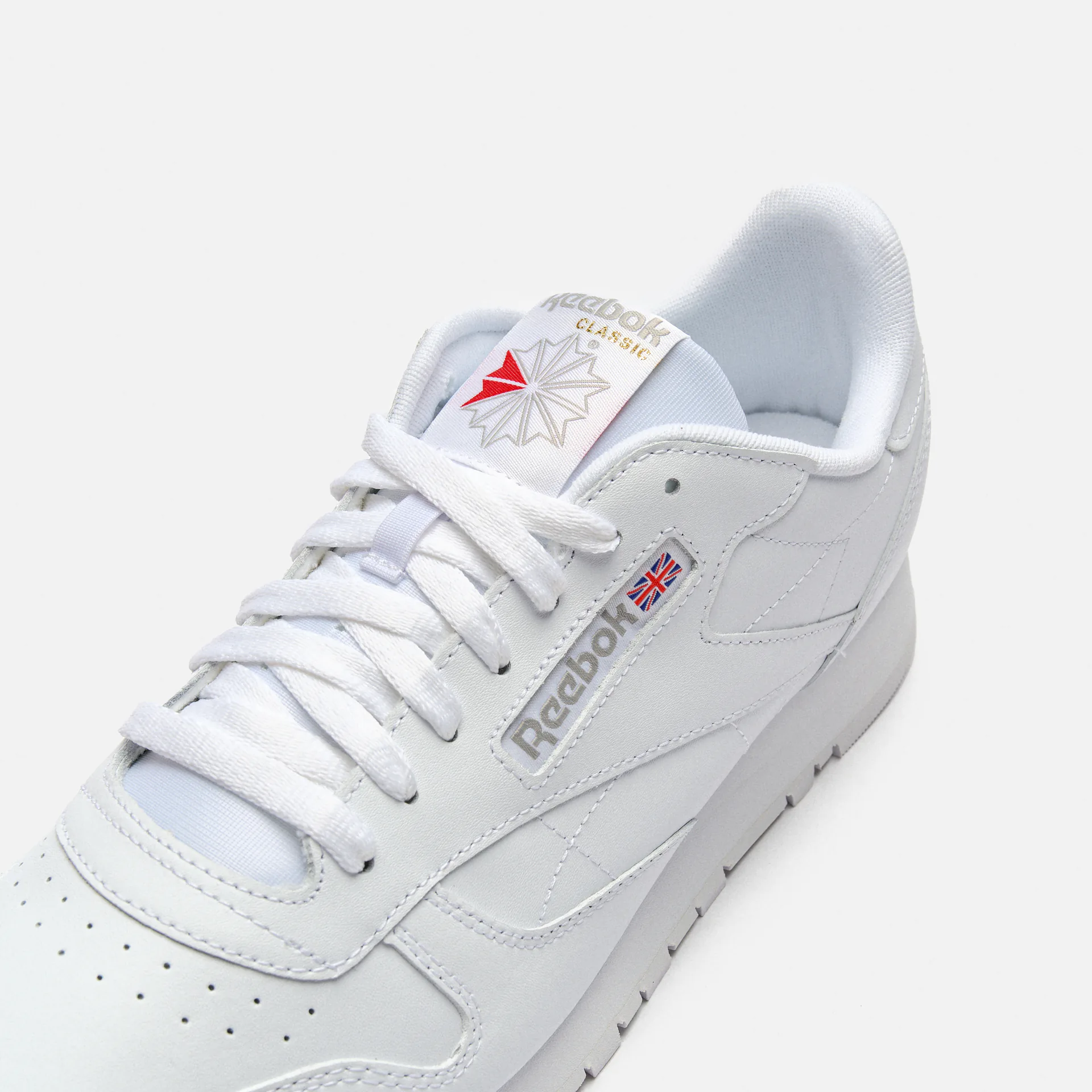 Reebok Classics Leather Sneaker Footwear White/Footwear White/Pure Grey