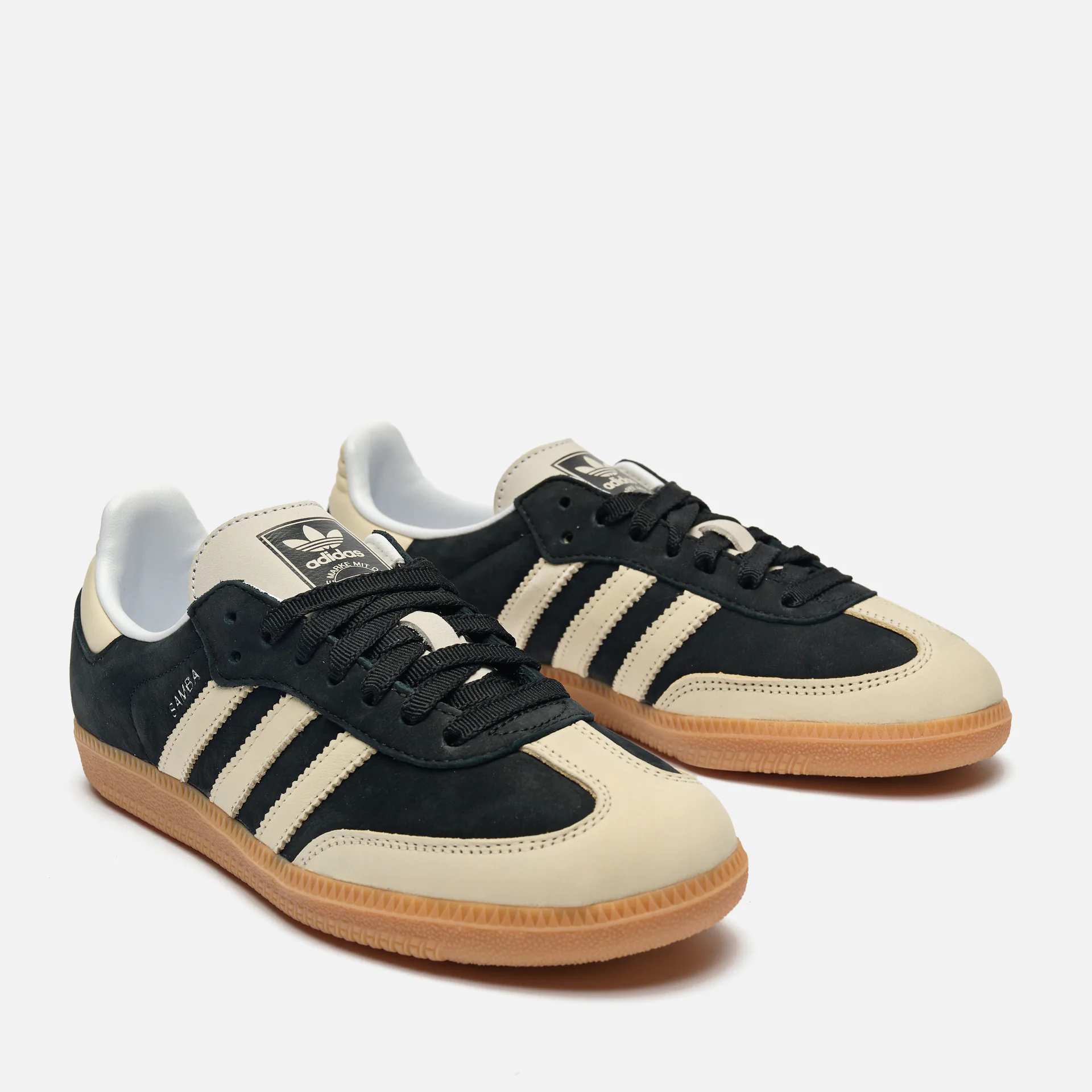 adidas Originals Samba OG Sneaker Black/Wonder White/Silver Metallic