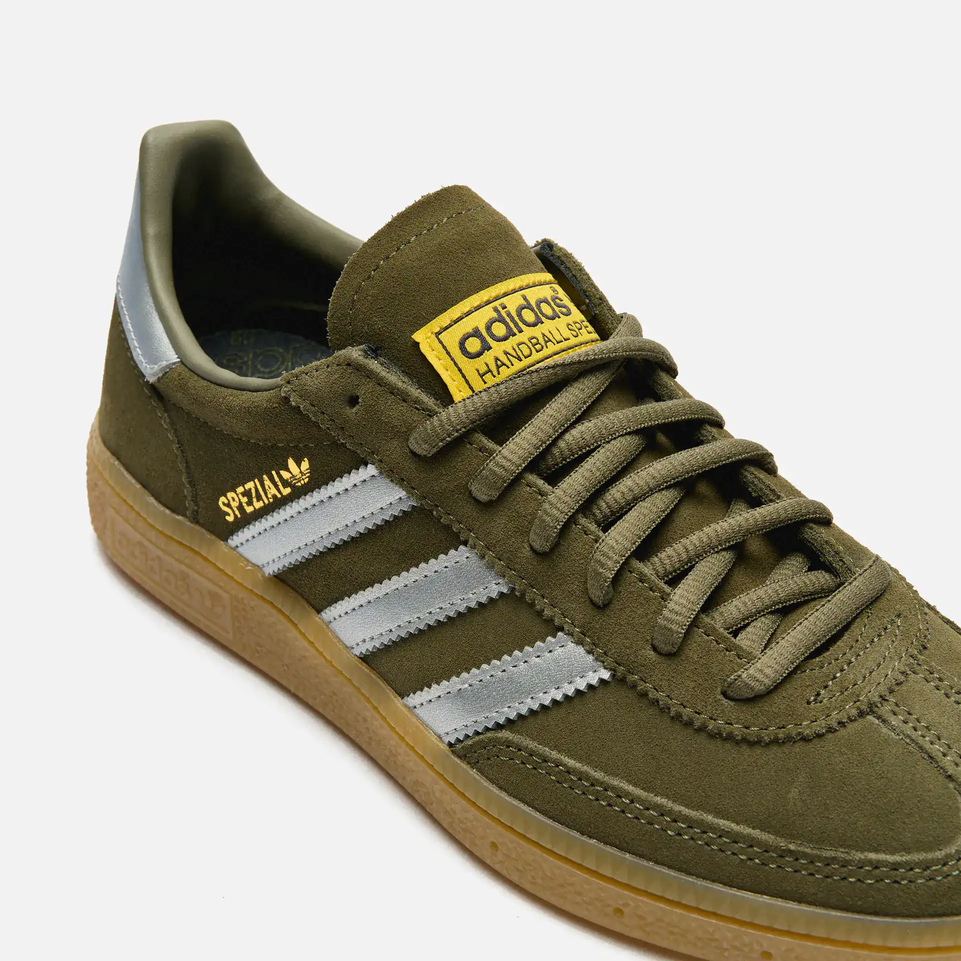 adidas Originals Handball Spezial Sneaker Olive Strata/Silver Metallic/Super Yellow