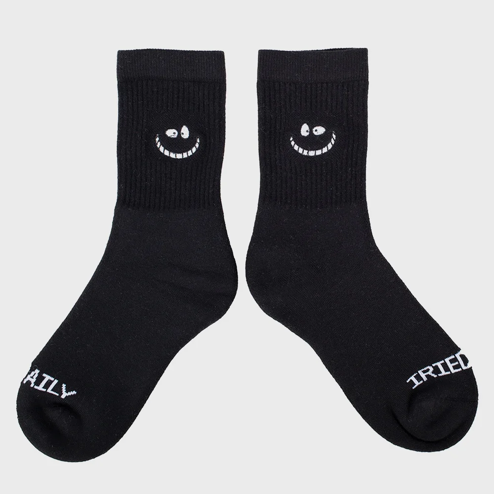 Iriedaily Grin Cat Socks Black