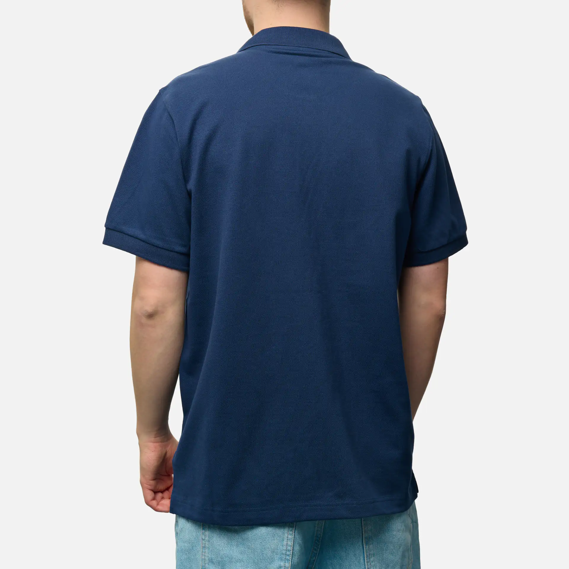 New Balance Cotton Polo Shirt Navy
